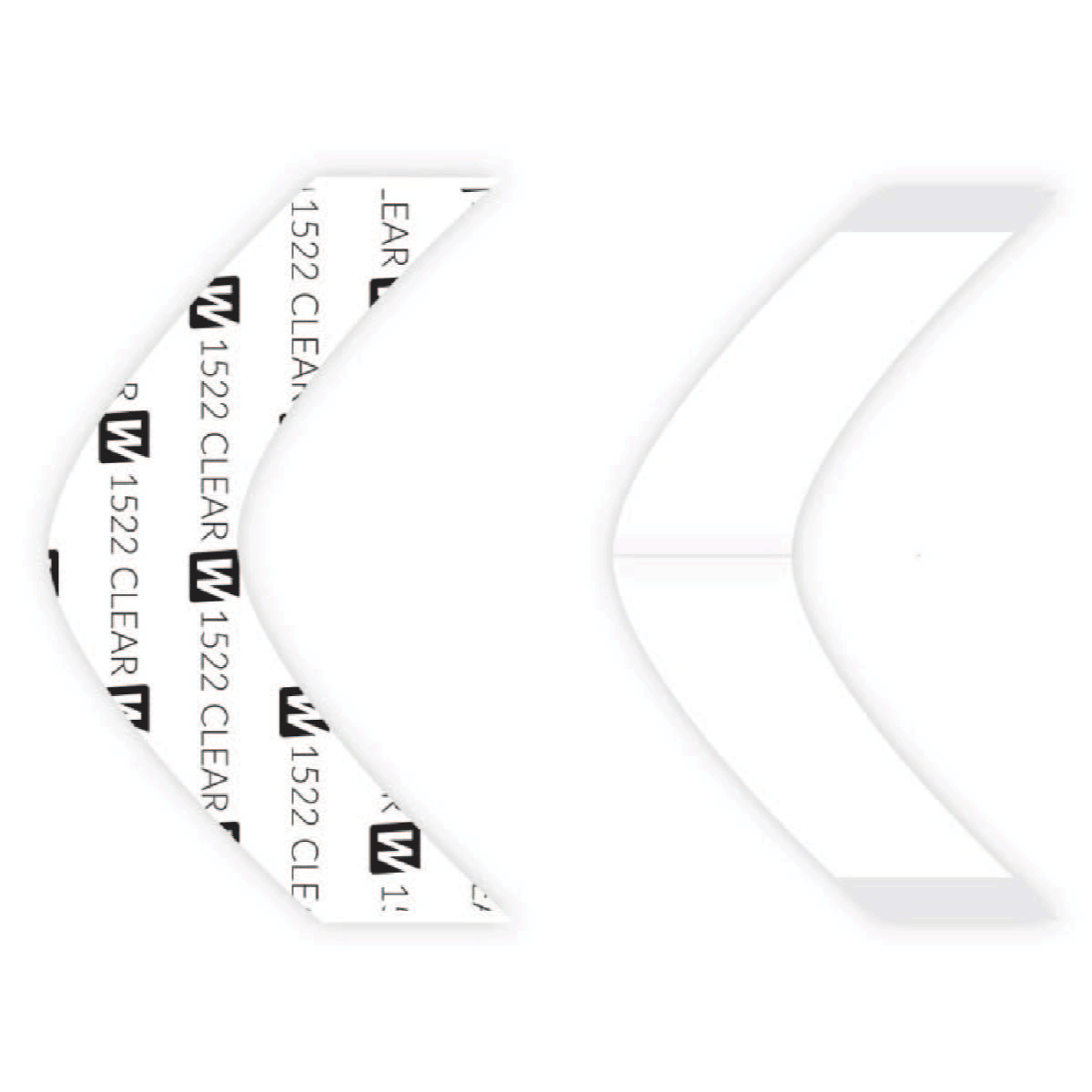 1522 CLEAR - AA CONTOUR, 36PC/BAG 1522 CLEAR - AA CONTOUR, 36PC/BAG